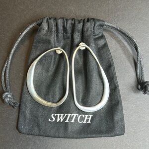 Chic Silver Teardrop Earrings